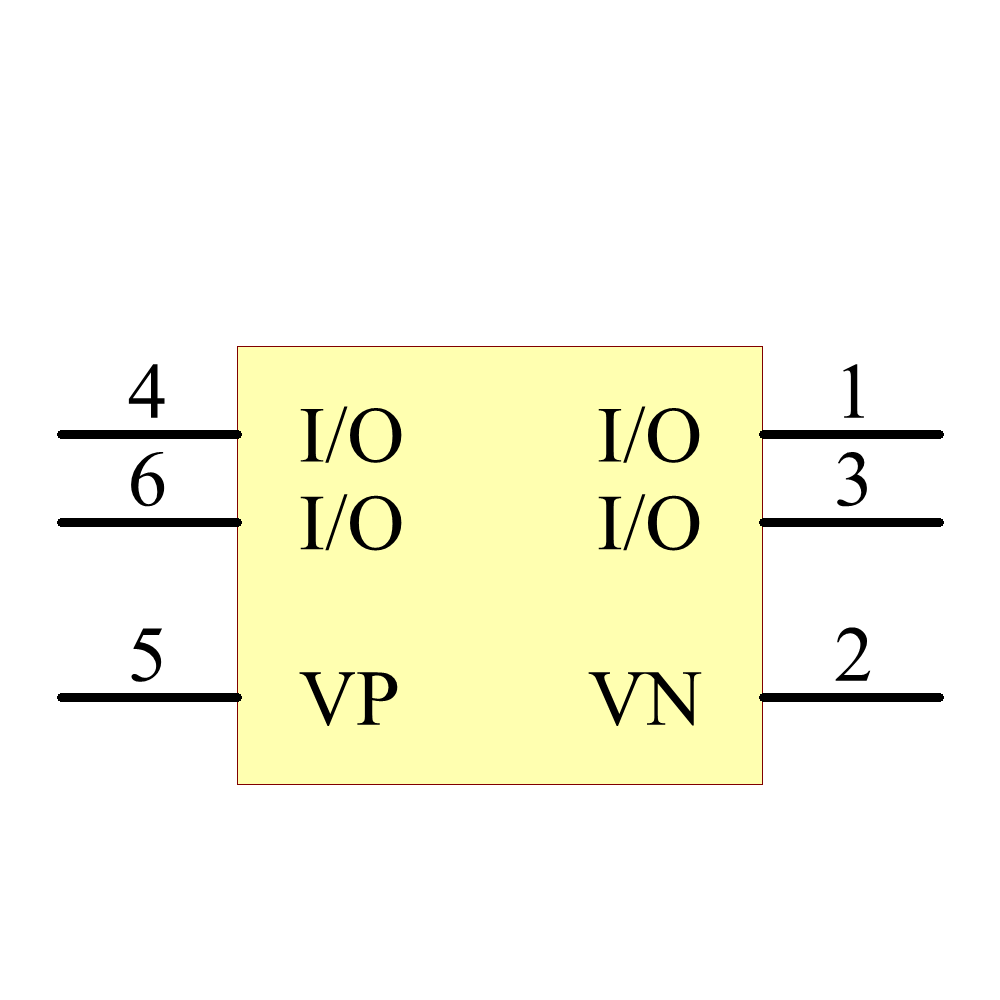 NUP4201MR6T1G Symbol - onsemi