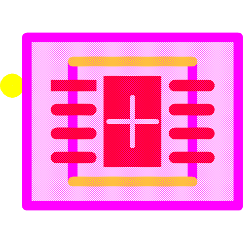 SHT35-DIS-B2.5KS Footprint - Sensirion