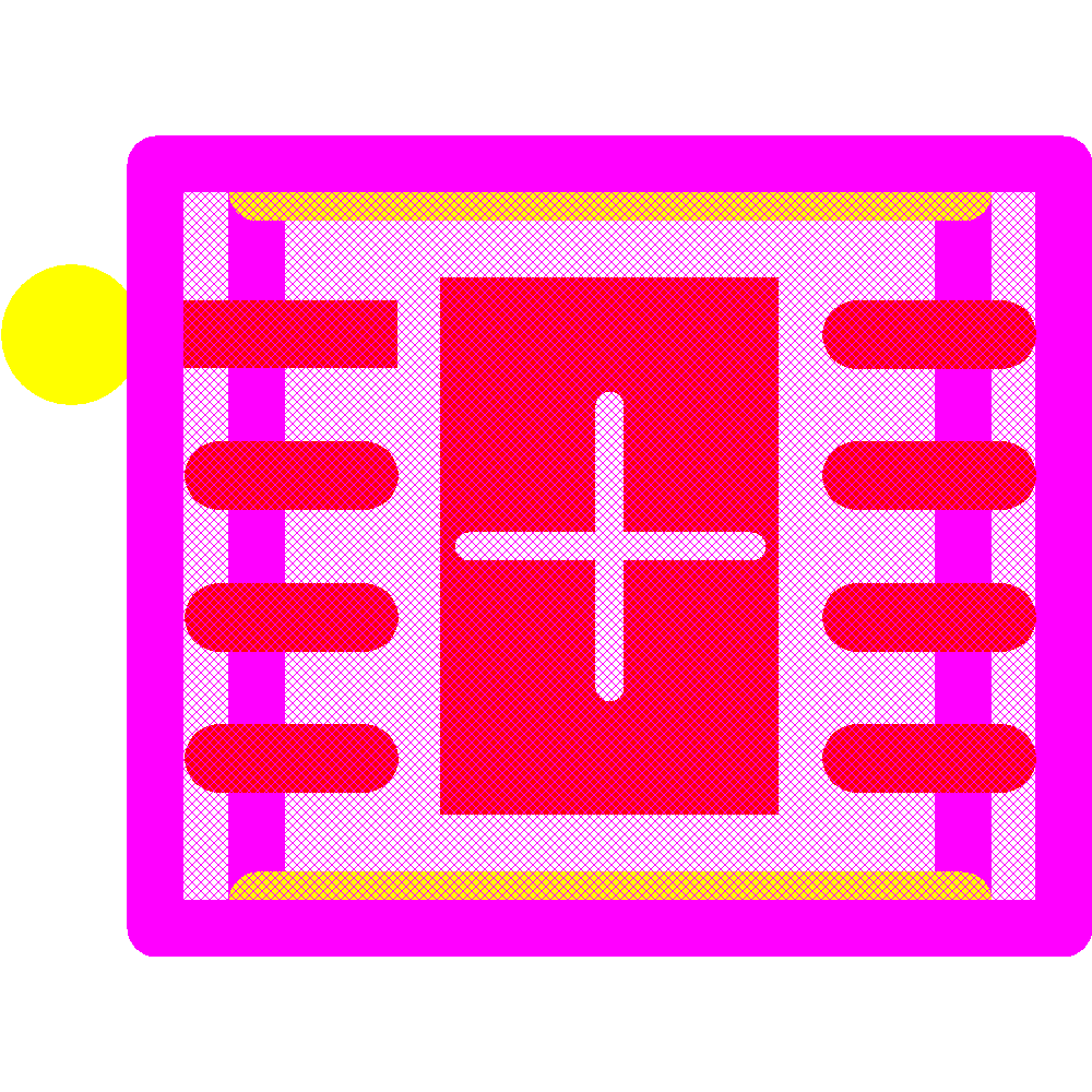 SHT35-DIS-B2.5KS Footprint - Sensirion