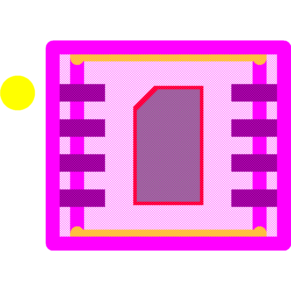 SHT35-DIS-B2.5KS Footprint - Sensirion