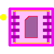 SHT35-DIS-B2.5KS Footprint - Sensirion