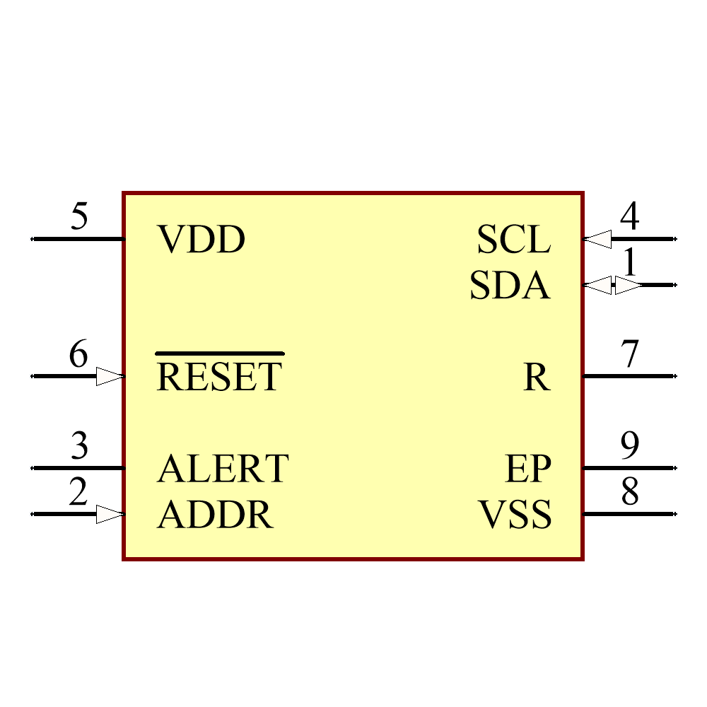 SHT35-DIS-B2.5KS Symbol - Sensirion