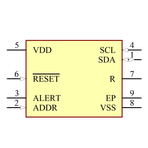 SHT35-DIS-B2.5KS Symbol - Sensirion