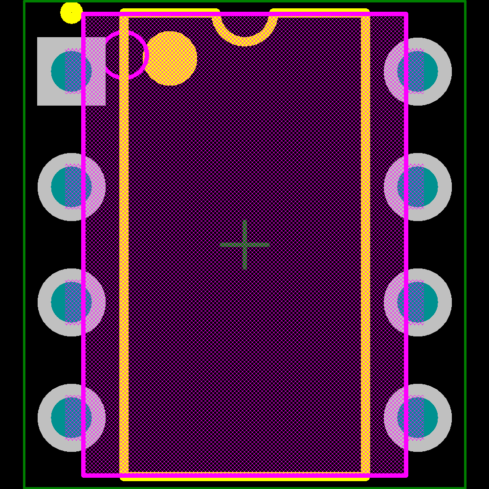 11LC080-E/P Footprint - Microchip