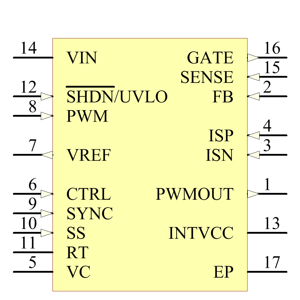 LT3756IMSE-1#PBF Symbol - Analog Devices