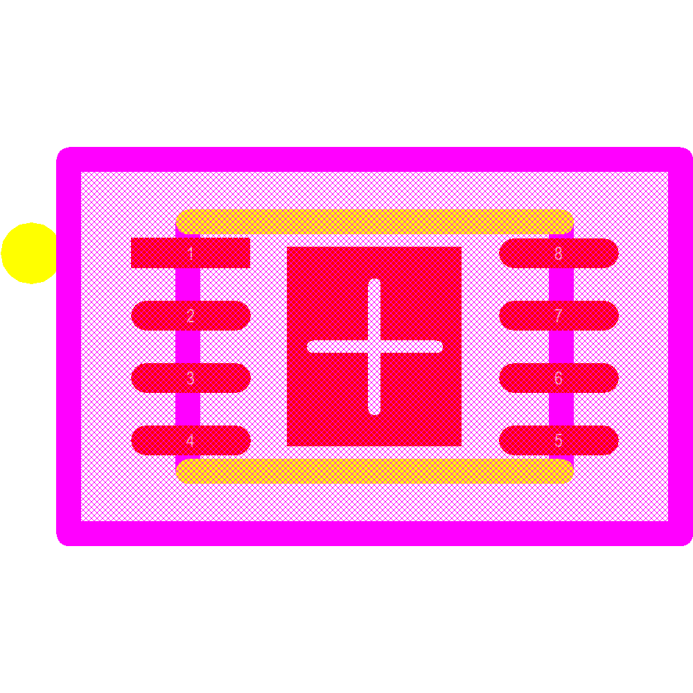 ATECC108A-MAHDA-T Footprint - Microchip