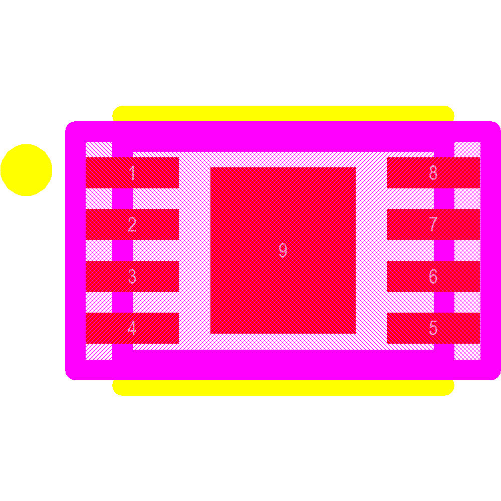 ATECC108A-MAHDA-T Footprint - Microchip