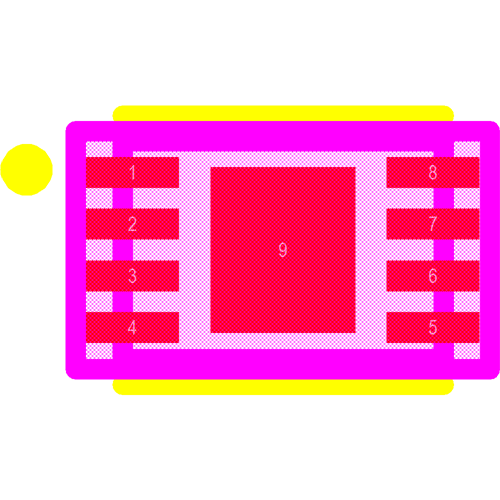 ATECC108A-MAHDA-T Footprint - Microchip