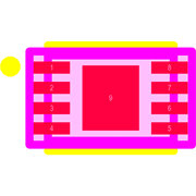 ATECC108A-MAHDA-T Footprint - Microchip