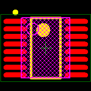 LM84BIMQA/NOPB Footprint - Texas Instruments