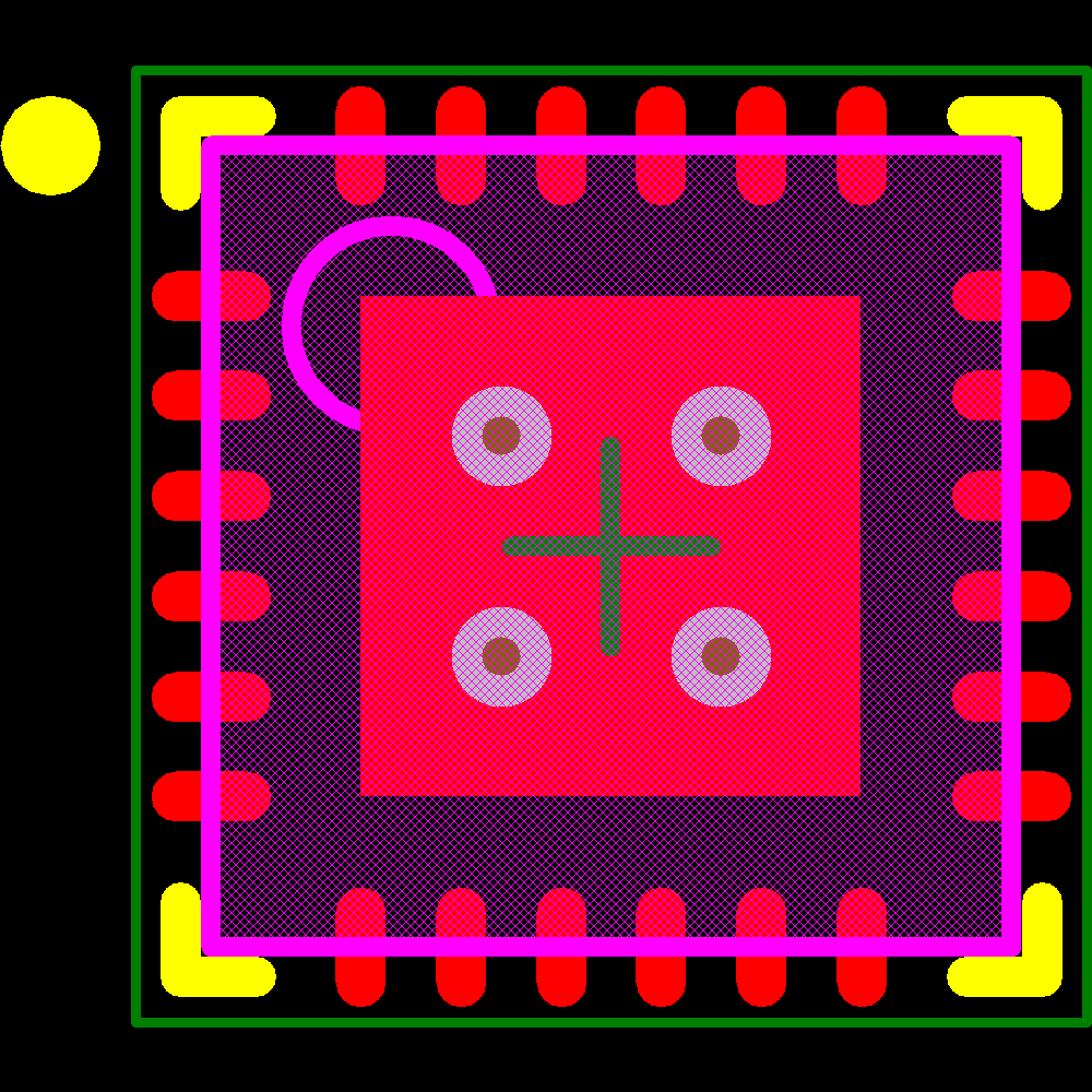 SI5338N-B-GM Footprint - Silicon Lab