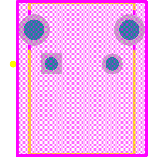 B3F-3152 Footprint - Omron