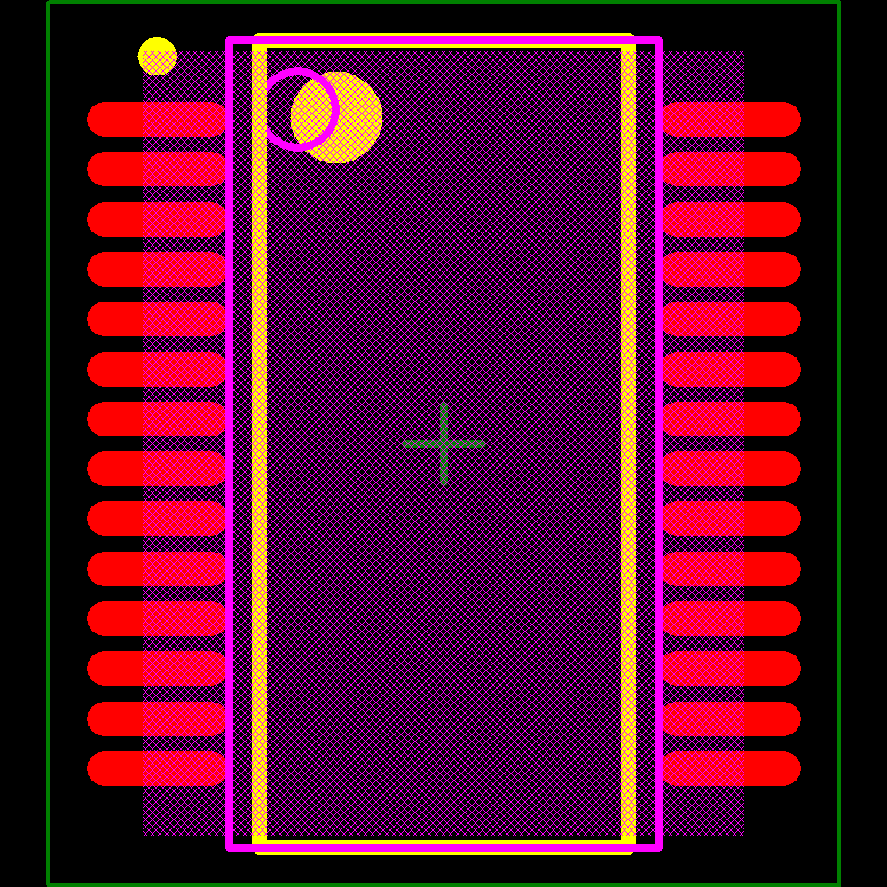 SN65LV1023ADB Footprint - Texas Instruments