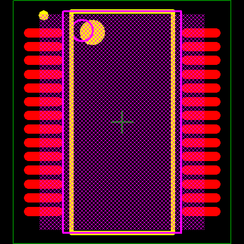 SN65LV1023ADB Footprint - Texas Instruments