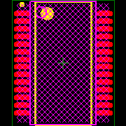 SN65LV1023ADB Footprint - Texas Instruments