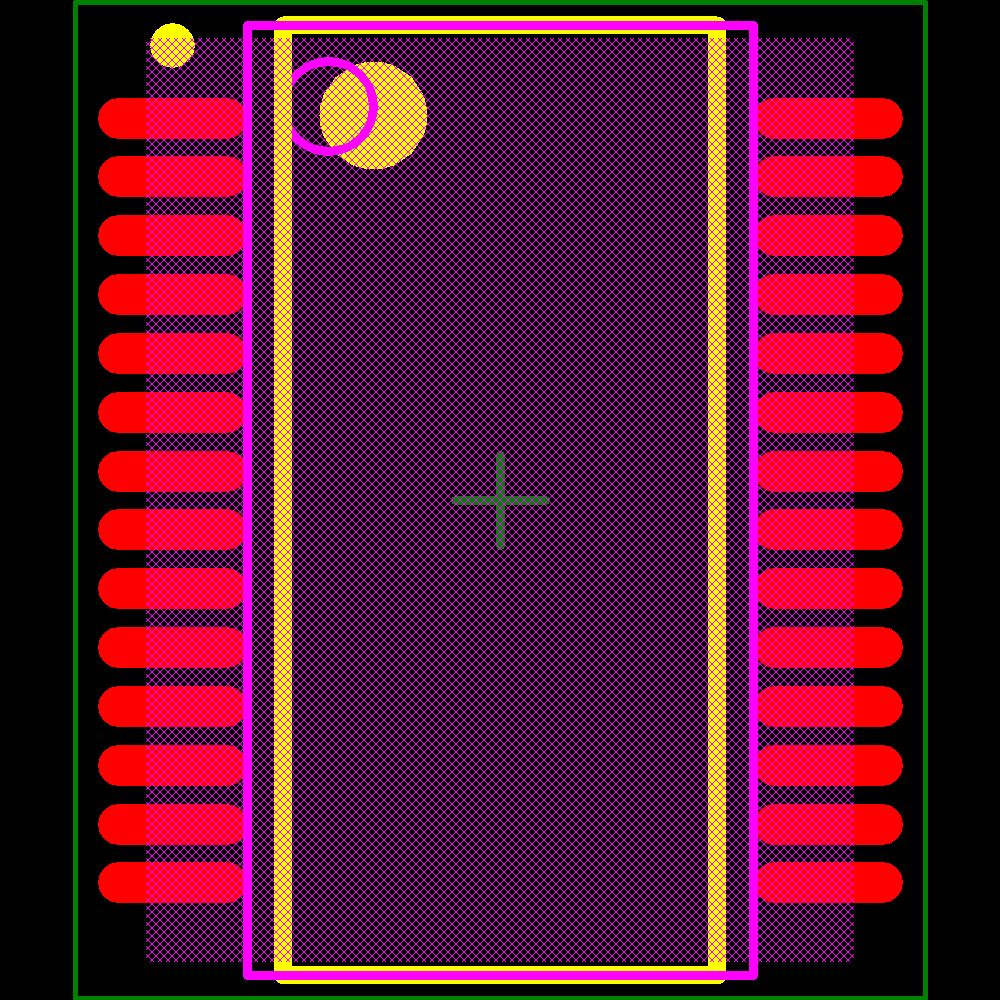 SN65LV1023ADB Footprint - Texas Instruments