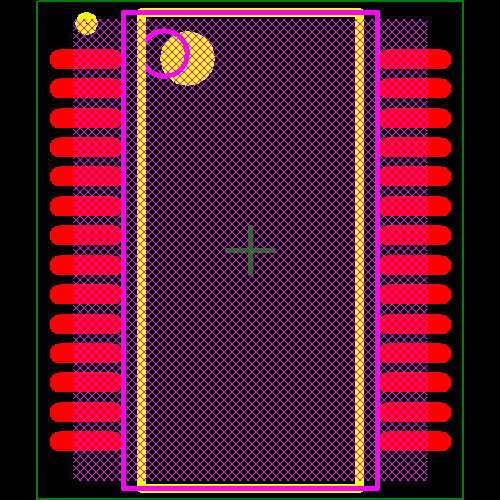 SN65LV1023ADB Footprint - Texas Instruments
