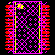 SN65LV1023ADB Footprint - Texas Instruments