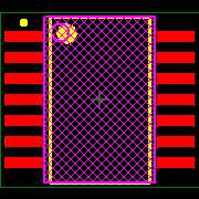 SNJ54ACT10W Footprint - Texas Instruments