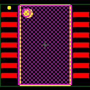 SNJ54ACT10W Footprint - Texas Instruments