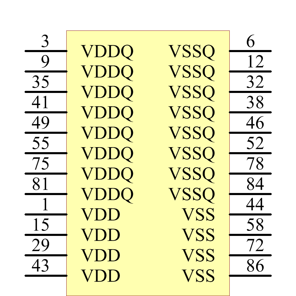 MT48LC4M32B2P-7 Symbol - Micron