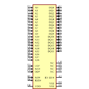 SST39VF801C-70-4C-B3KE-T Symbol - Microchip