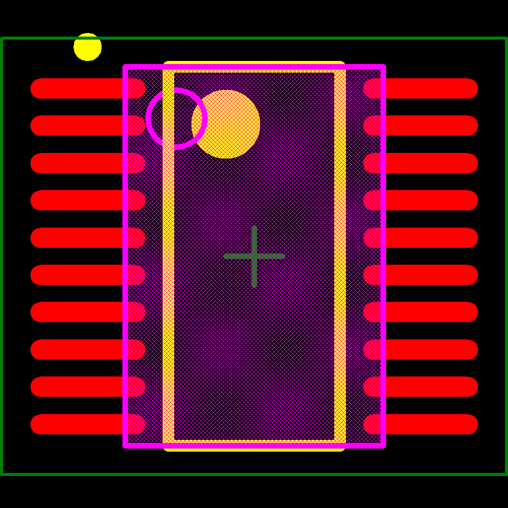 TLC59210IPWR Footprint - Texas Instruments