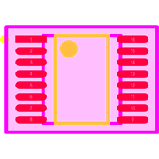 ADG713BRUZ Footprint - Analog Devices