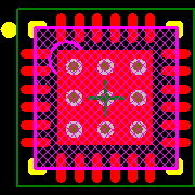 TLC5971RGER Footprint - Texas Instruments
