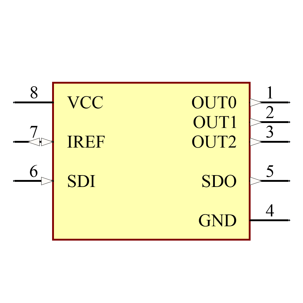 TLC5973DR Symbol - Texas Instruments