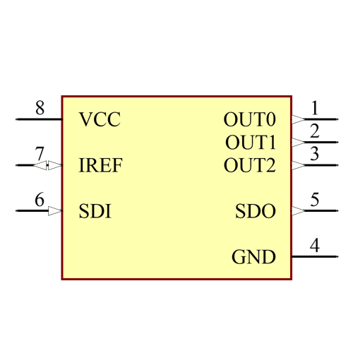 TLC5973DR Symbol - Texas Instruments
