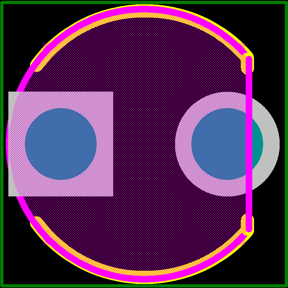 HLMP-1790 Footprint - Avago