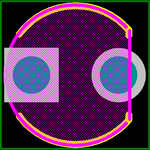 HLMP-1790 Footprint - Avago