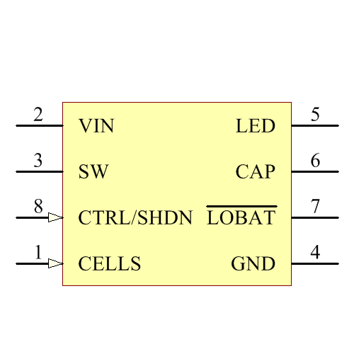 LTC3490ES8 Symbol - Analog Devices / Linear Technology