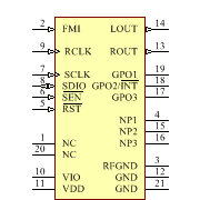 SI4707-B20-GM Symbol - Silicon Lab