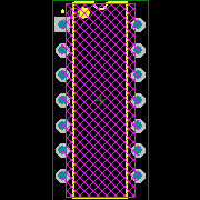 LT1359IN#PBF Footprint - Analog Devices