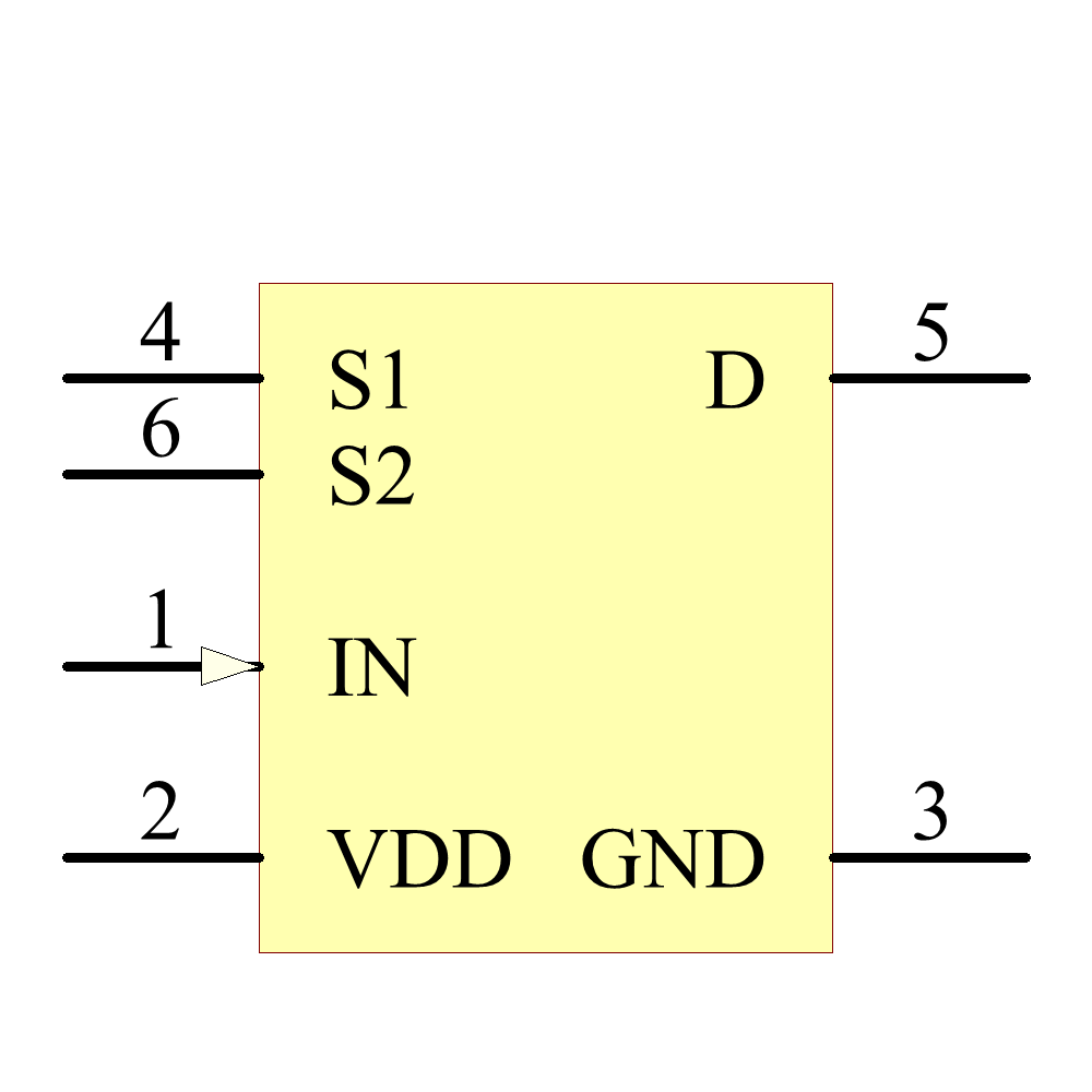 ADG819BRTZ-REEL Symbol - Analog Devices