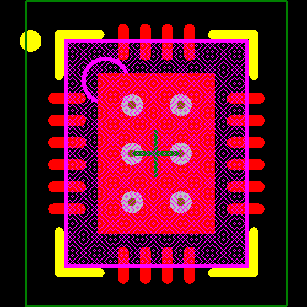 LTC4227IUFD-1#PBF Footprint - Analog Devices