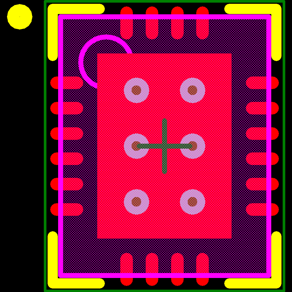 LTC4227IUFD-1#PBF Footprint - Analog Devices