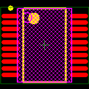 Z8F043AHH020EG Footprint - Zilog