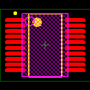 Z8F043AHH020EG Footprint - Zilog