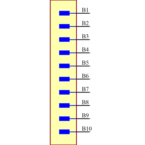 M55-7102042R Symbol - Harwin