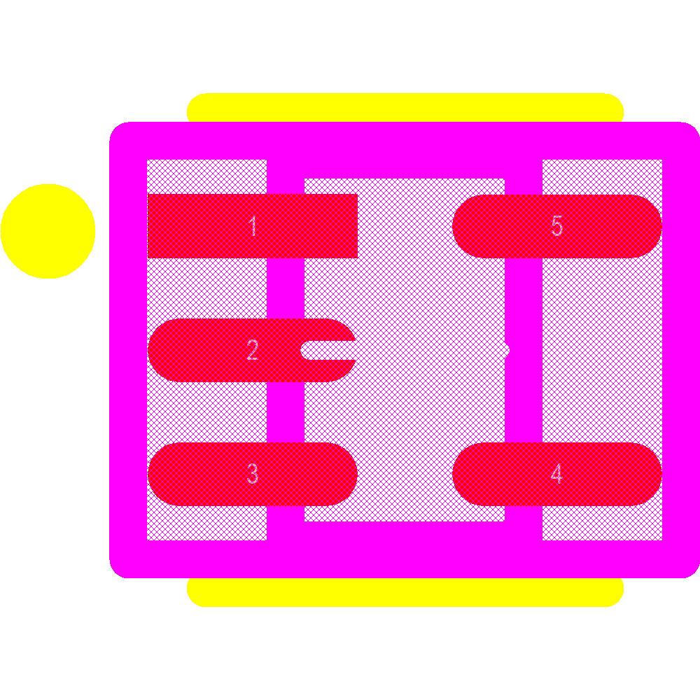 ESDA6V1W5 Footprint - STMicroelectronics