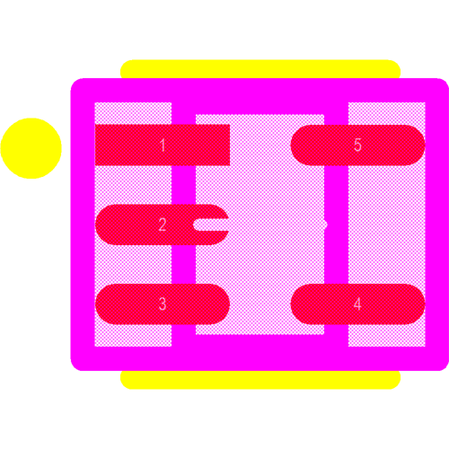 ESDA6V1W5 Footprint - STMicroelectronics