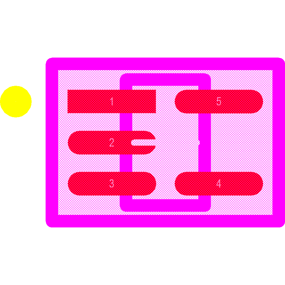 ESDA6V1W5 Footprint - STMicroelectronics