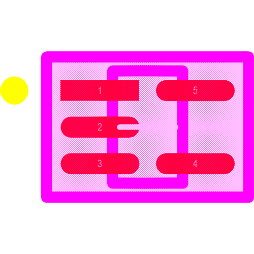 ESDA6V1W5 Footprint - STMicroelectronics