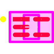 ESDA6V1W5 Footprint - STMicroelectronics