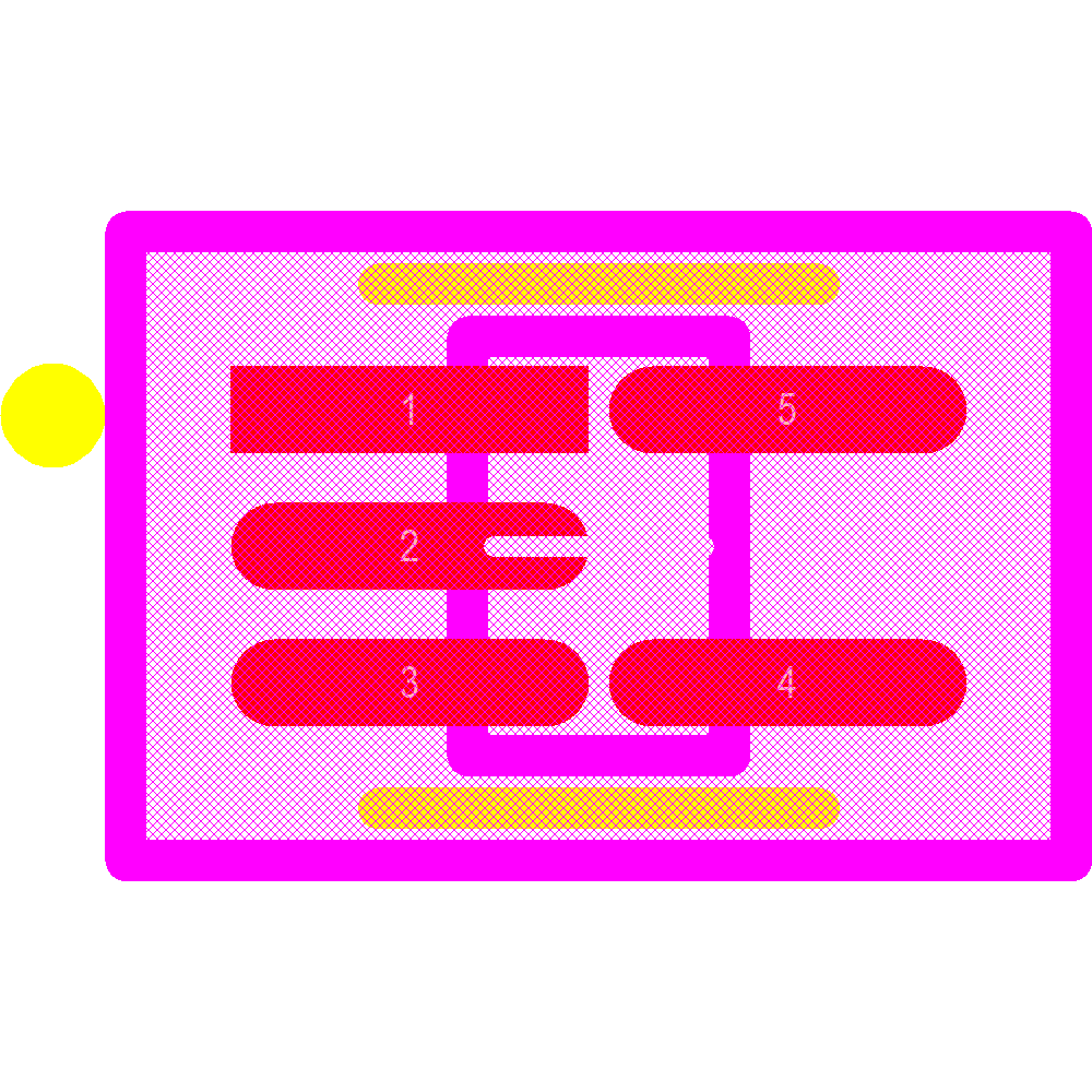 ESDA6V1W5 Footprint - STMicroelectronics