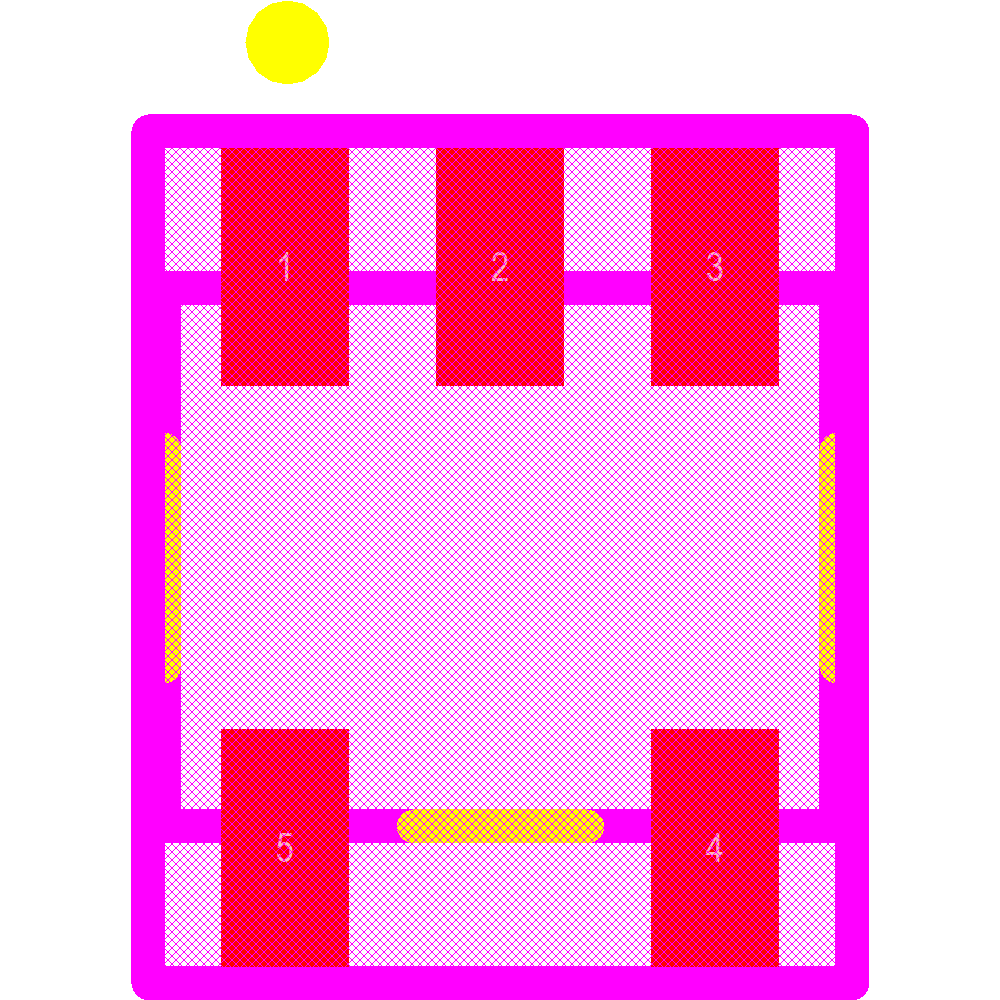 ETC1-1T-2TR Footprint - MACOM