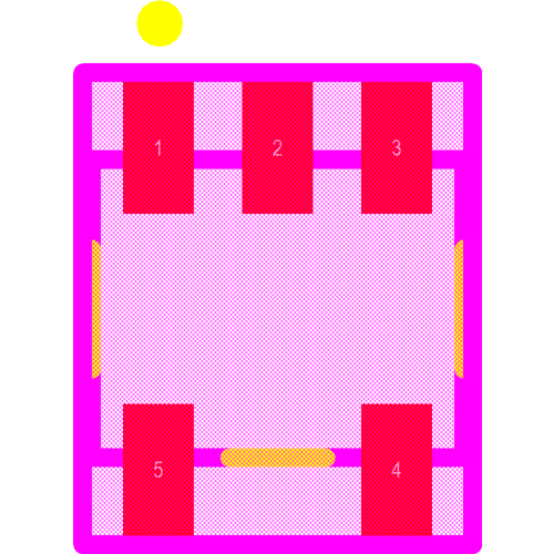 ETC1-1T-2TR Footprint - MACOM